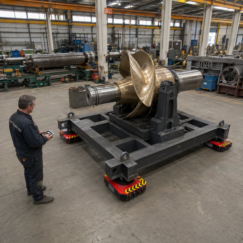 Heavy Equipment Transport - 20Ton Heavy Duty Machine Dolly Rotating