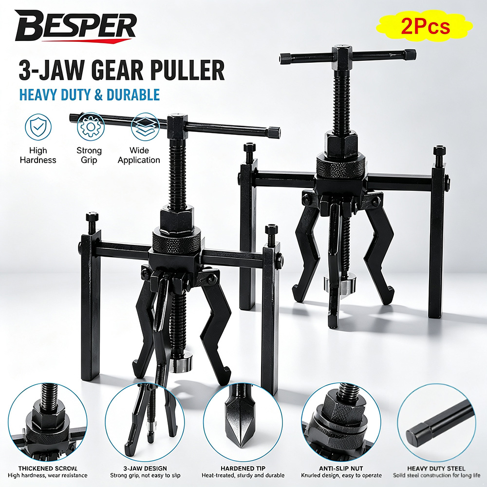 Heavy Equipment Supplies - 3 Jaw Bearing Puller Tool Heavy