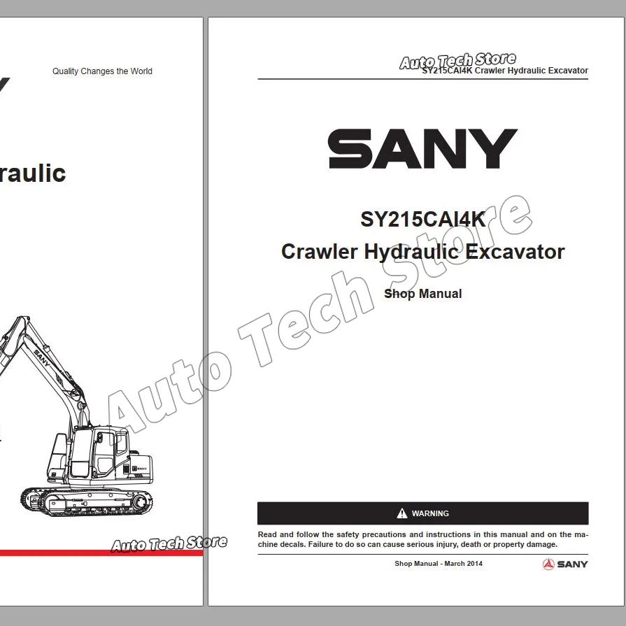 For Sany Heavy Equipment Shop  - огляд і ціна Heavy Equipment Pdf