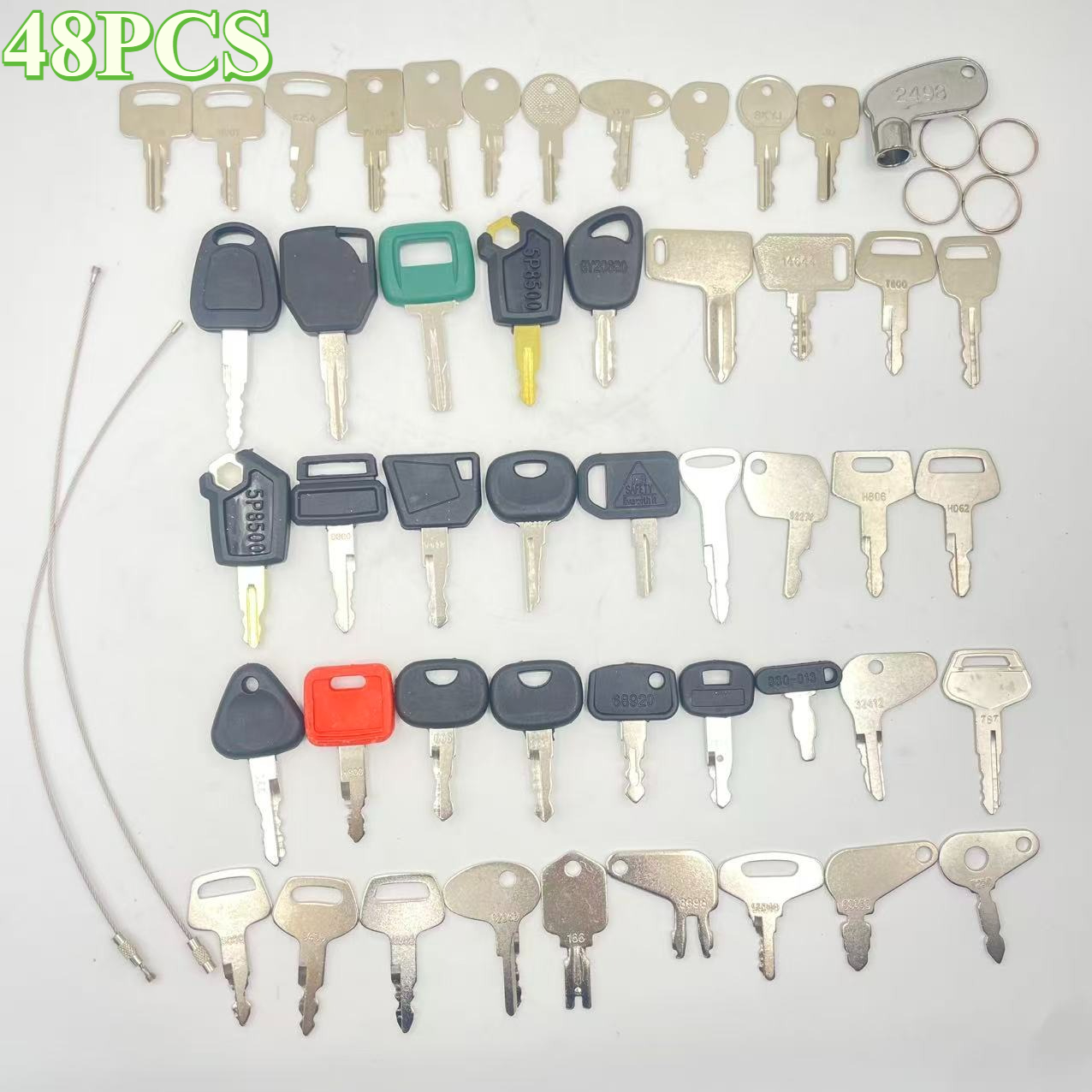 48PCS Heavy Equipment Keys Set - огляд і ціна Heavy Equipment Komatsu