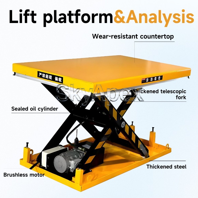 Heavy Duty Fixed Scissor Lift  - огляд і ціна Heavy Equipment Transport