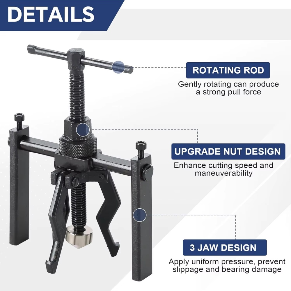 3 Jaw Bearing Puller Tool Heav - огляд і ціна Heavy Equipment Supplies