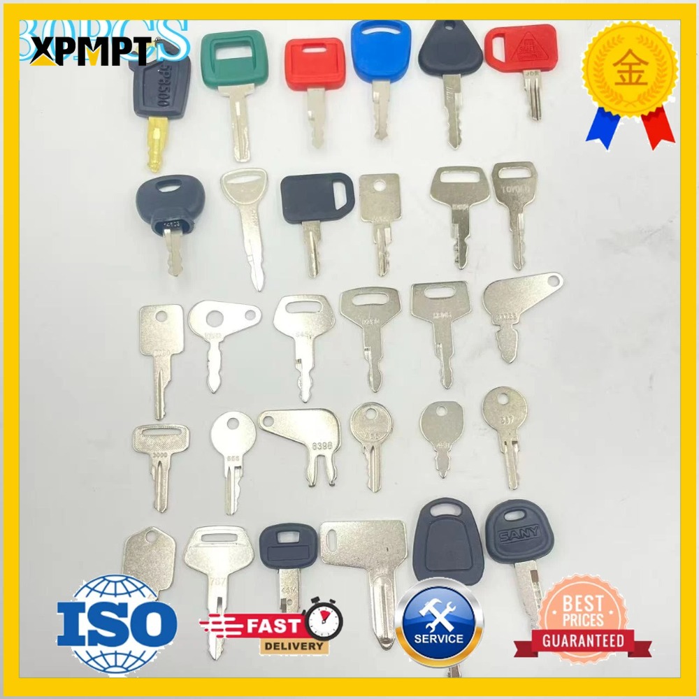 30PCS Heavy Equipment Keys Set - огляд і ціна Heavy Equipment Komatsu