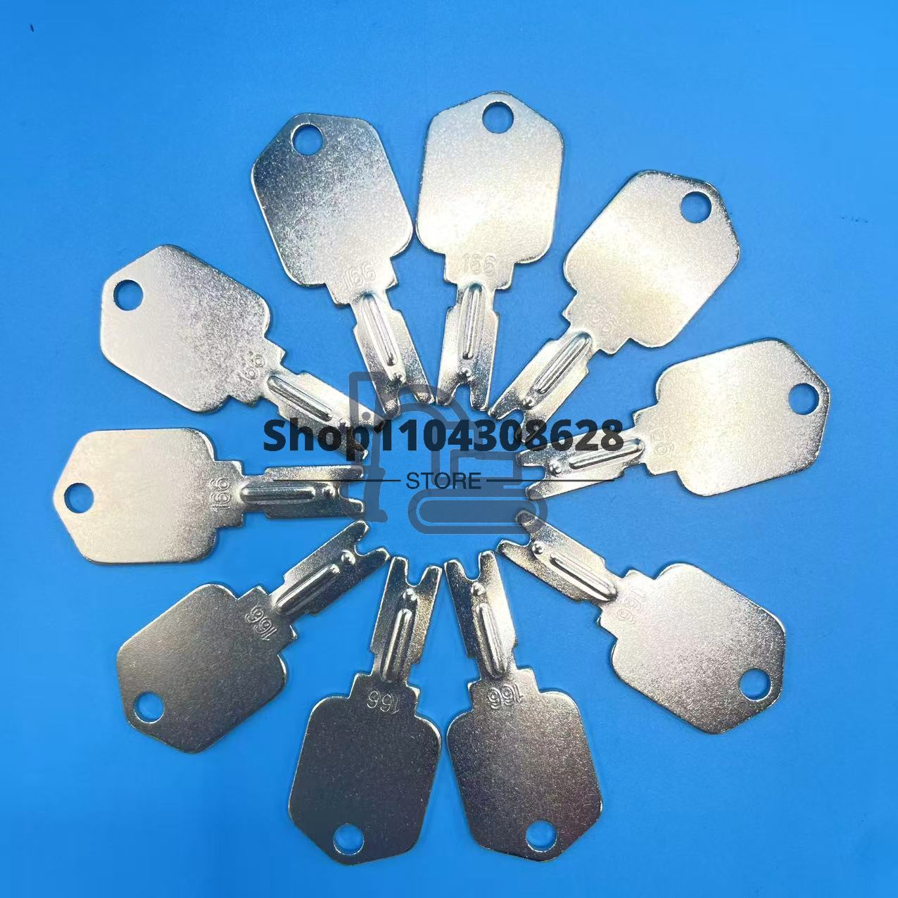10PCS 166 Ignition Keys Forkli - огляд і ціна Heavy Equipment Komatsu
