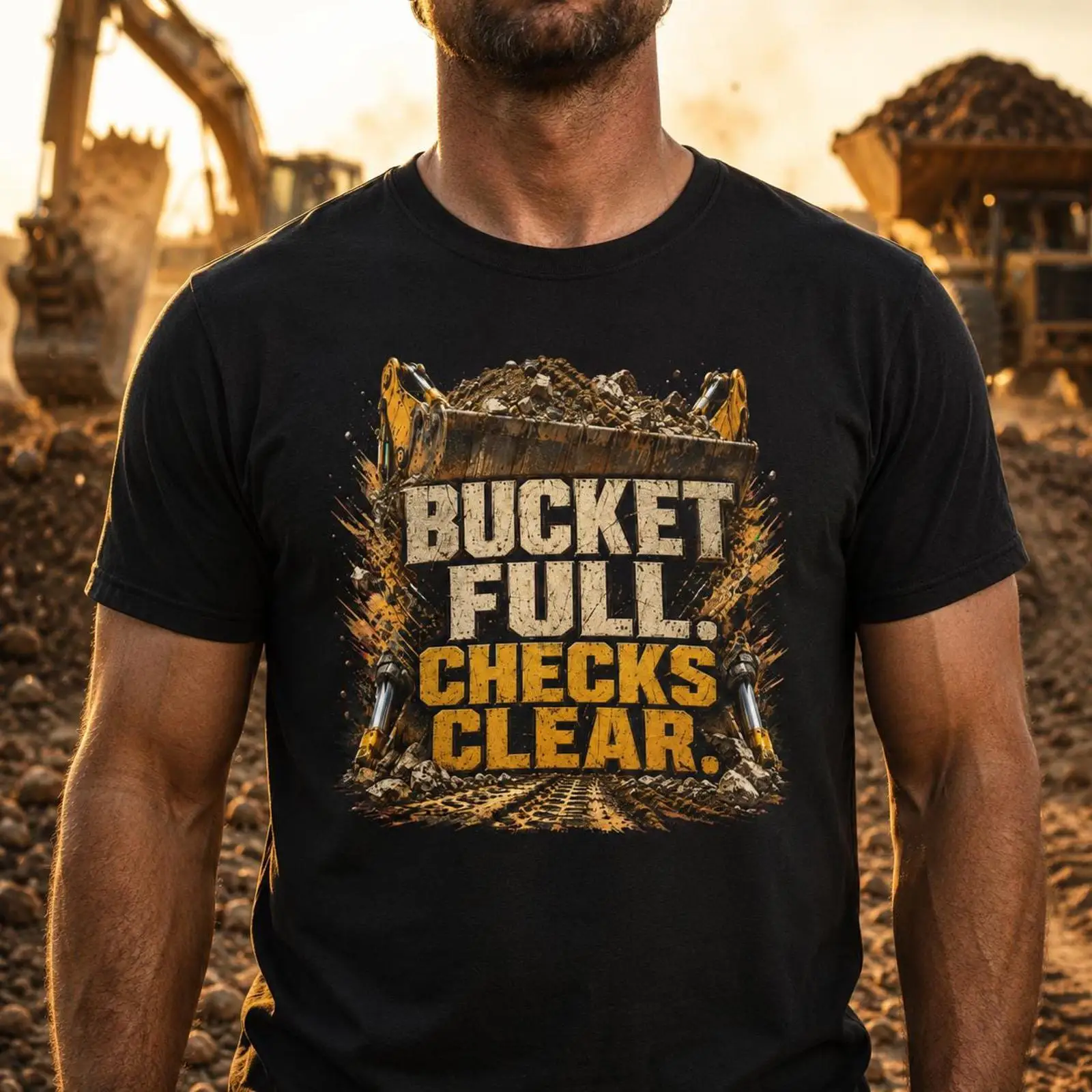 Bucket Full Checks Clear Excav - огляд і ціна Heavy Equipment Operations