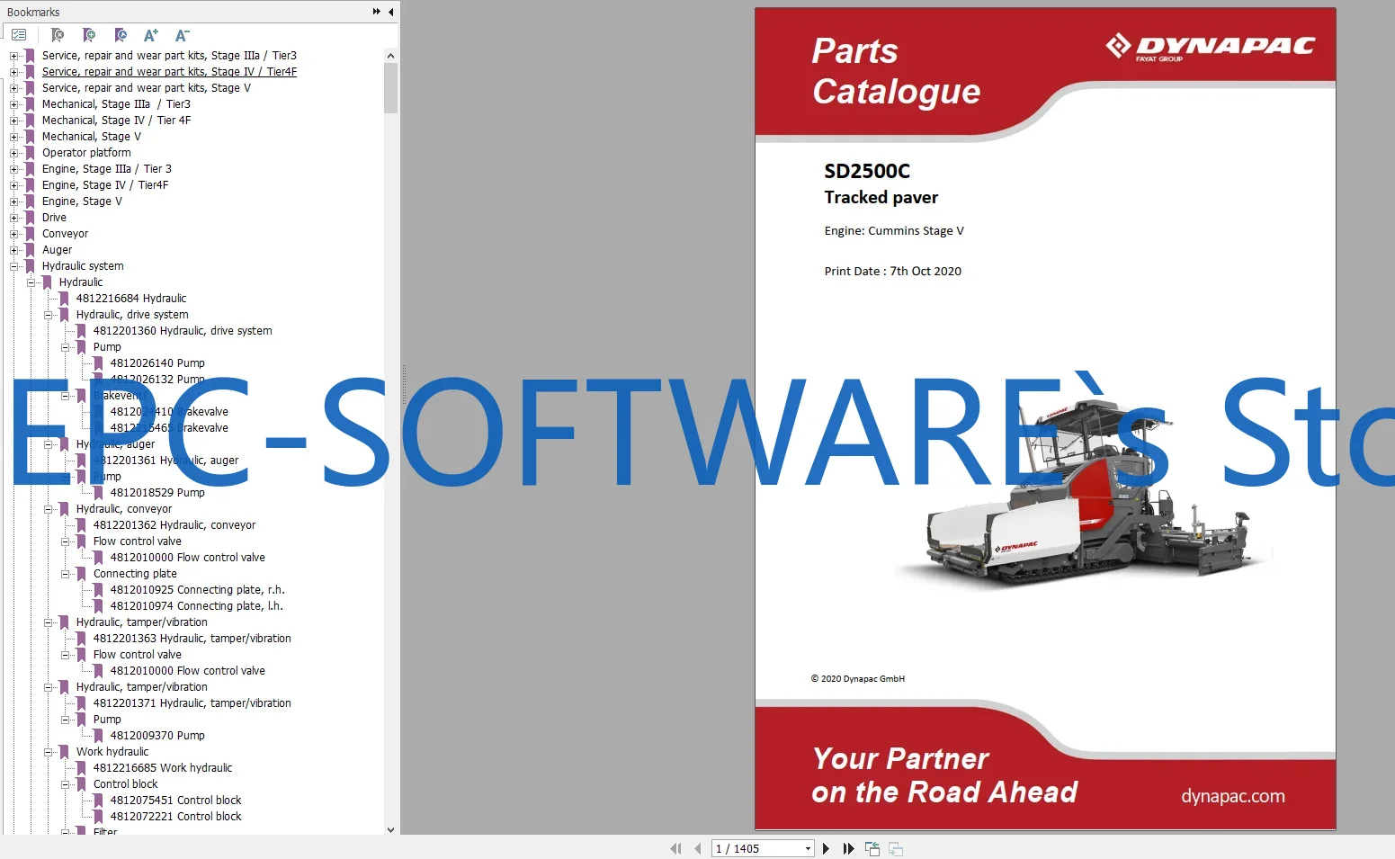 EPC-SOFTWARE Dynapac Heavy Equ - огляд і ціна Heavy Equipment Pdf